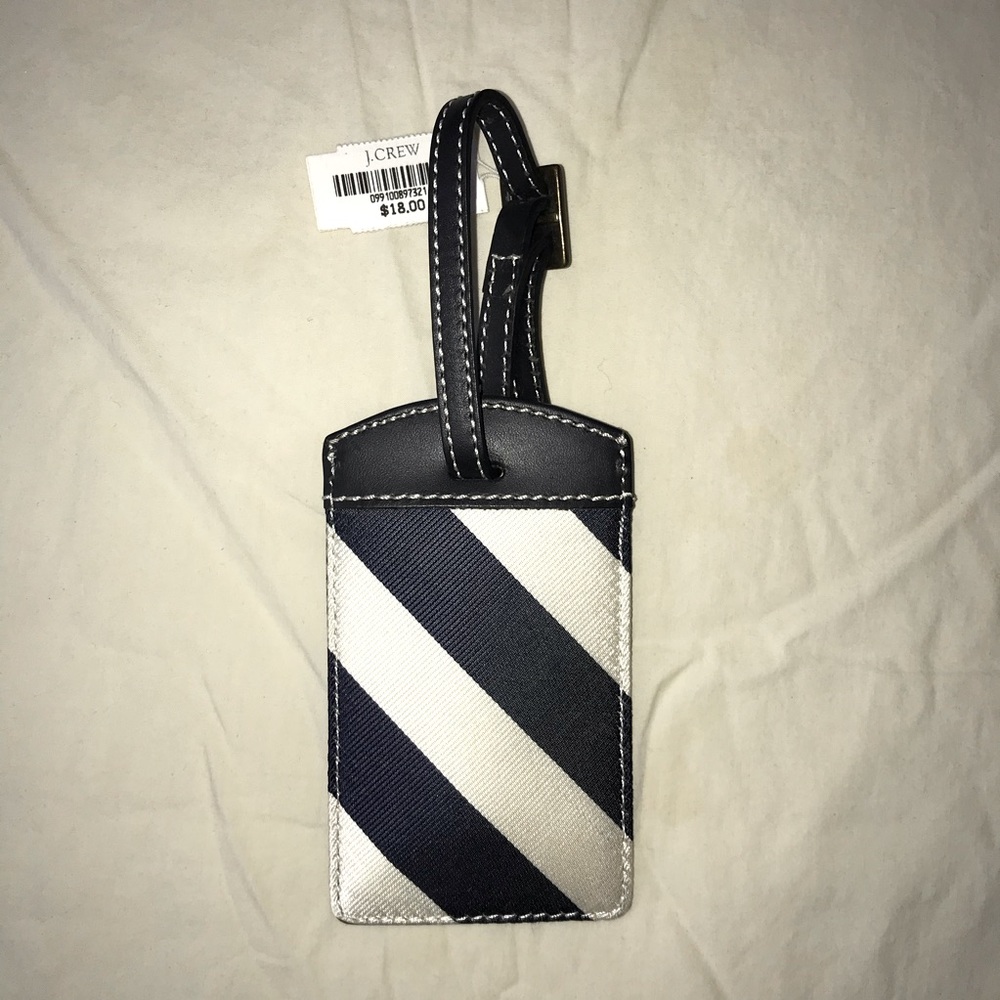 J.Crew Tie Silk Luggage Tag